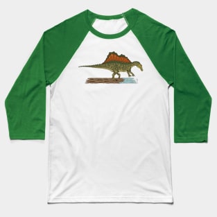 Spinosaurus Baseball T-Shirt